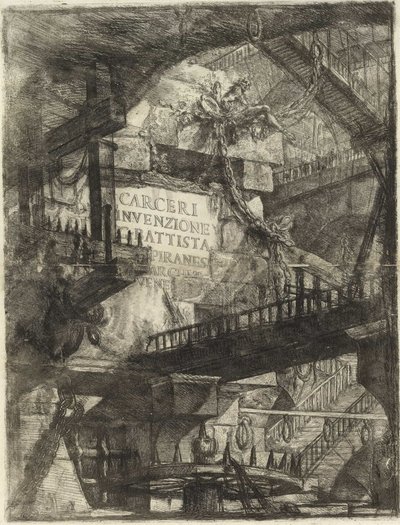 The Prisons of Invention [frontispiece] by Giovanni Battista Piranesi